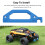 Aluminium Servohalterung blau für RC Crawler 11