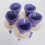 Resin Flower Bee Drinkfontein (Set van 2) Purple 1