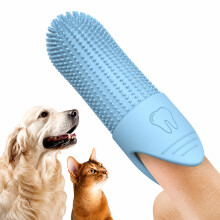 Pet Toothbrush - Finger Toothbrush Blue