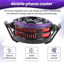 MEMO AI Semiconductor Mobile Phone Cooler 2 in 1 Back Clip High Power Strong Cooling with Attachment & Clamp