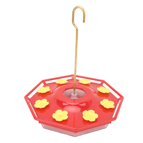 Aufhängbarer Kolibri-Futterplatz, 8 gelbe Blumen, 1