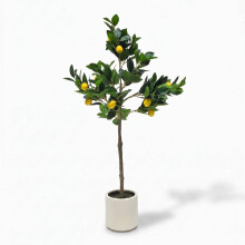 Luxury Artificial Lemon Tree, 120 cm