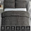 Charcoal & White Double Microfiber Duvet Cover Set 3