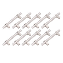 Edelstahl Möbelgriffe 96mm, 10 Stück, modern