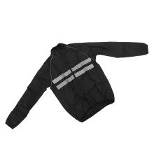 Motorradjacke mit Reißverschlusstasche und