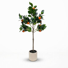 Luxury Artificial Orange Tree, 120 cm