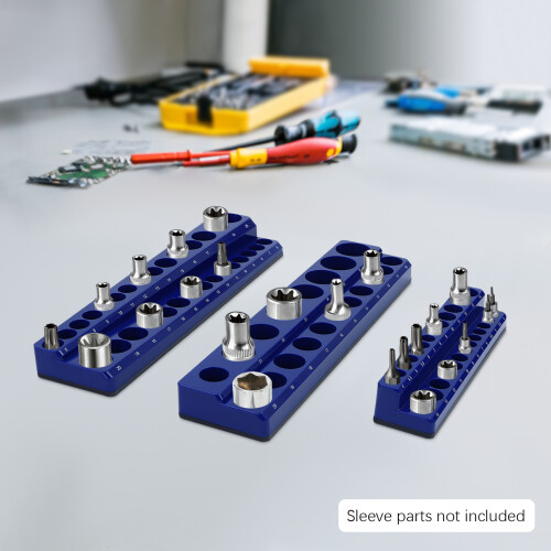 3PCS Magnetic Socket Organizer Socket Tray Holder 1