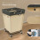 Laundry Storage Basket with Wheels 210L Rolling Laundry Cart 3
