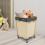 Laundry Storage Basket with Wheels 210L Rolling Laundry Cart 10