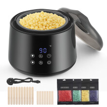 Wax Melter for Candle Making, Electric Wax Melting Pot with Digital Temperature Control, Quick Melt, Dripless Spout, Heat-Resistant Handle