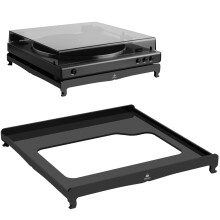 TXEsign Desktop Stand for AT-LP60XBT-BK Turntable, Acrylic Tabletop Holder Turntable Stand Display Shelf