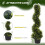 90cm Spiral Topiary Trees Set of 2 with Pots 5