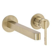 Wall Mounted Faucet Rea Grace Brush Gold