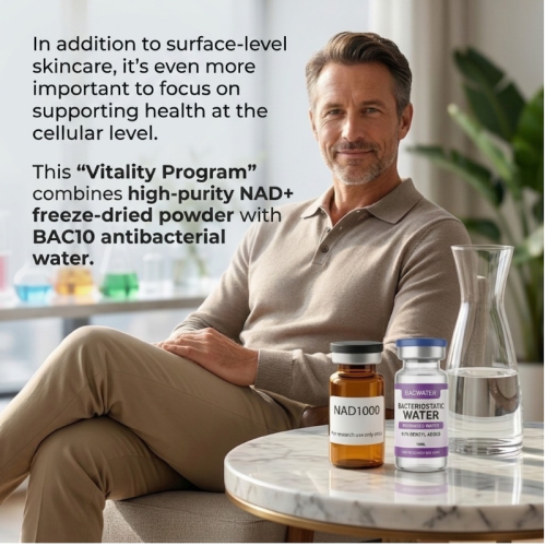 NAD+ 1000 mg 10 φιαλίδια + BAC10 10 ml 10 φιαλίδια, μόνο για ερευνητική χρήση 2