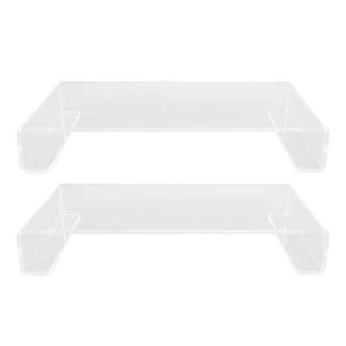 Acryl Ablagefach 2er Pack für Bad und Küche