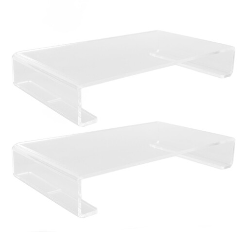 Acryl Ablagefach 2er Pack für Bad und Küche 2