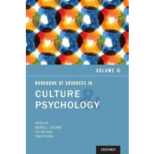 Handbook of Advances in Culture and Psychology by GELFAND Hardcover Bo