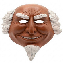 Realistic Old Man Latex Mask – Creepy Full Face – for Masquerade Party Adults