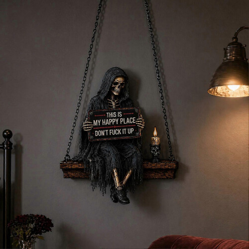 Gothic Skeleton Acrylic Suncatcher – Rainbow Prism Window Hanging – for Halloween Decor 2