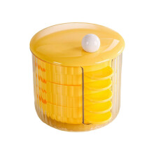 (Yellow) Stackable Seasoning Box Set – with Chopstick Holder – for Hot Pot & Barbecue