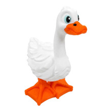 3D Printed Yard Goose Statue – Cute Long Neck – for Entrance Balcony Decor