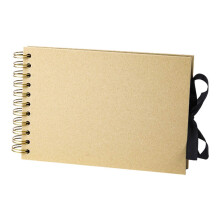 (Light Brown) DIY Photo Album – 8.5x6 Inch Scrapbook – for Travel & Birthday Memories