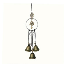Witchy Bell Door Hanging Ornament – Handmade Vintage – for Boho Home & Halloween