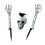 (7) Plastic Skeleton Hand Yard Stake – Realistic Bone Prop – for Haunted House Garden 1