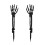 (2) Plastic Skeleton Hand Yard Stake – Realistic Bone Prop – for Haunted House Garden 1