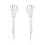 (5) Plastic Skeleton Hand Yard Stake – Realistic Bone Prop – for Haunted House Garden 1
