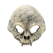 Halloween Skull Half Face Mask – Adjustable Strap – for Men Adults Cosplay