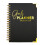(Black) 2026 Weekly Planner – Spiral Bound Goal Journal – for Student Office 1