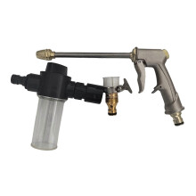 (D) Garden Hose Nozzle – Heavy Duty Foam Sprayer for Car Washing