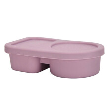 (B, Light Purple) Food Grade Silicone Seasoning Box – Leak Proof – for Sauce Storage