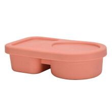 (B, Brick Red) Food Grade Silicone Seasoning Box – Leak Proof – for Sauce Storage