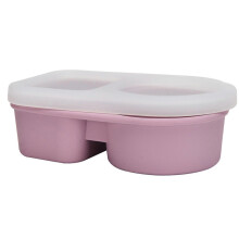 (A, Light Purple) Food Grade Silicone Seasoning Box – Leak Proof – for Sauce Storage