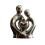 (B) Ceramic Couple Statue – Hugging Lovers Design – for Anniversary Decor 1