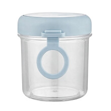 (500ML, Blue) Overnight Oats Glass Container – Wide Mouth Leakproof – for Snacks Nuts Yogurt