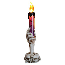 (Purple) Halloween LED Ghost Candle Light – Ghost Hand – for Party & Haunted House