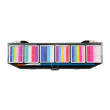 (D) Face Body Paint Oil Palette – Long-Lasting Waterproof – for Theater & Carnival Party