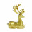 Pcs Red Standing Reindeer Decorations Compatible Tabletop_Birthday Gift 5