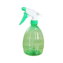 (Green) Handheld Pump Spray Bottle - Adjustable Nozzle - for Plants Flowers Watering