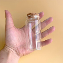 8 Stück 130 Ml Glasflaschen mit Korkenverschluss, Gebetsflaschen mit Bibelversen