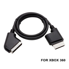1.8M Scart Cable RGB Scart Video HD TV AV Cable for 360 Retro Video Game Console