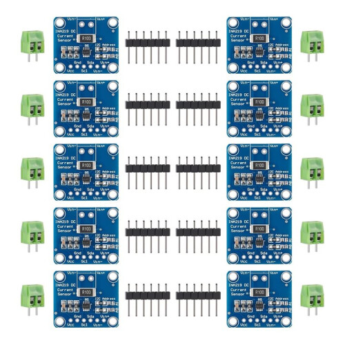10pcs INA219 I2C Bi-Directional  Current Power Supply Sensor Breakout Module for  Raspberry Pi