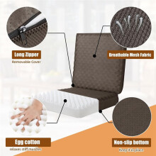 Recliner Cushions for Long Sitting, Egg Crate Foam Recliner Cushion for Elderly Reduces Muscle Fatigue