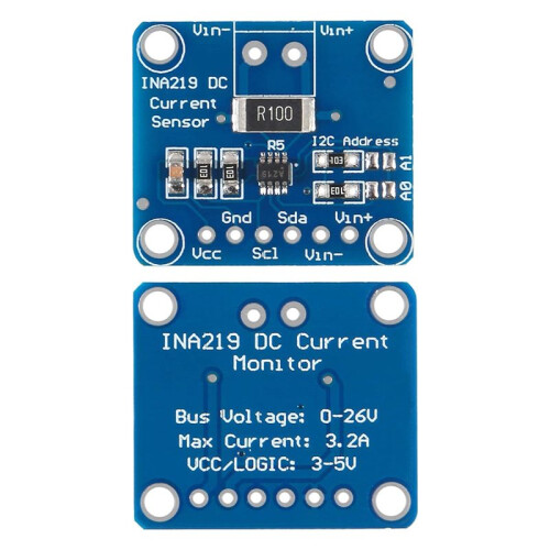 10pcs INA219 I2C Bi-Directional  Current Power Supply Sensor Breakout Module for  Raspberry Pi 1