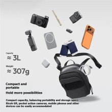 CB05 Camera Shoulder Bag Magnetic Quick Release Crossbody Sling Bag for GR Osmo Pocket 3
