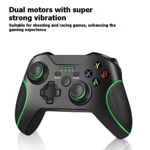 Wireless Gamepad for  One 2.4G Game Controller for PS3/PC/XSXc with Dual Vibration Ergonomi Game Controller