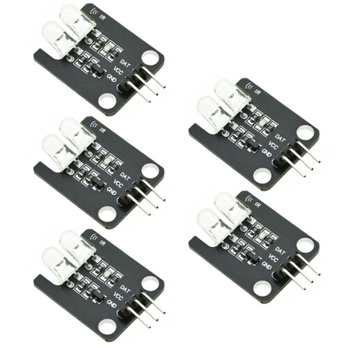 5Pcs 2 Channel Two Way Infrared Signal Transmitter PCB0100 Electronic Building Blocks for  Board